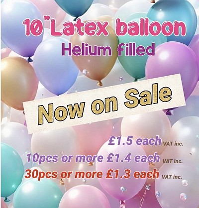 Latex balloon sale