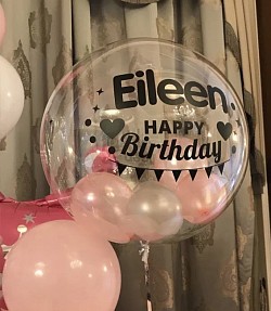 customise bubble balloon