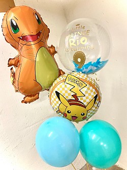 pikachu balloon bouquet